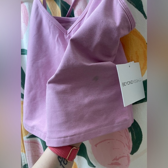 NWT Beyond Yoga Strappy V-Neck Tank Top - Picture 2 of 4